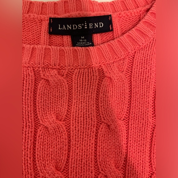 Lands’ End Drifter Cable Crew Neck Sweater - Picture 2 of 2